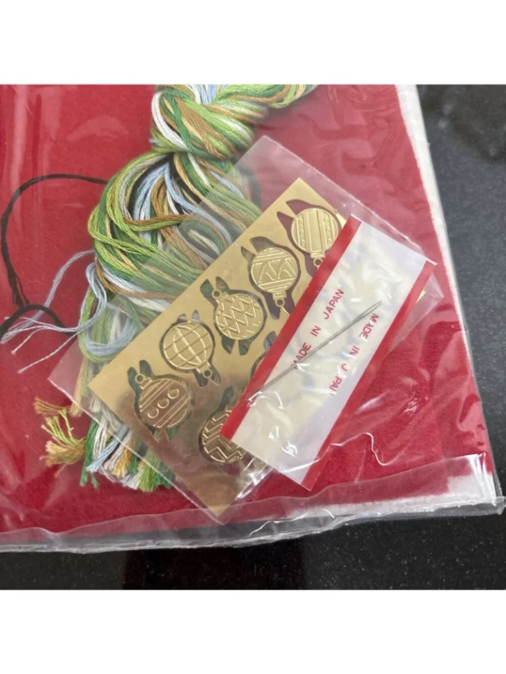 Christmas Stocking Kit Cross Stitch Rudolph Personalized 24k Charm Needleform